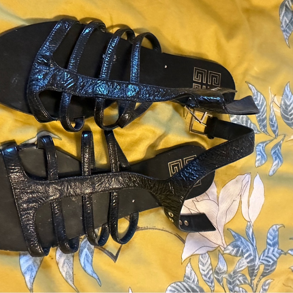 Elegant Black Strappy Sandals